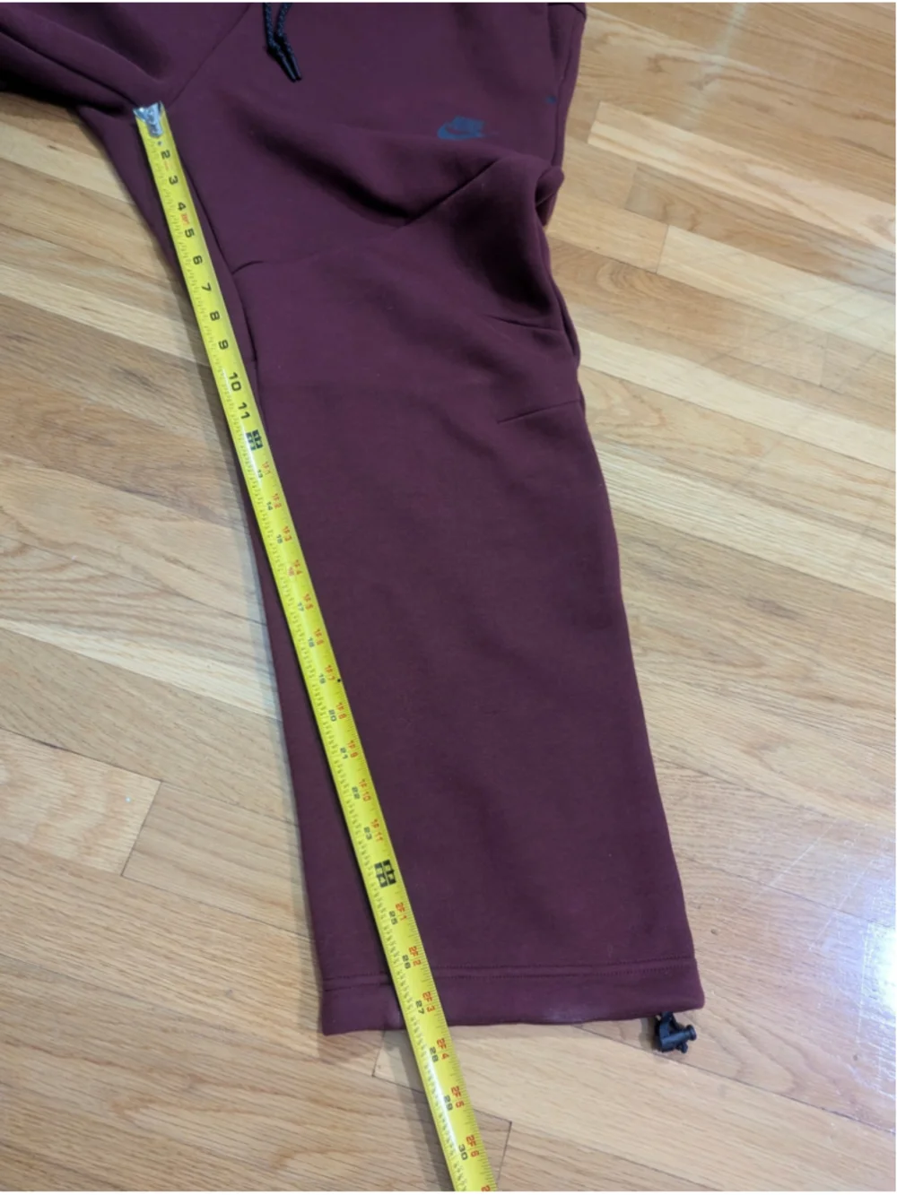 Nike Tech Fleece Open Hem Sweatpants XL Maroon Red